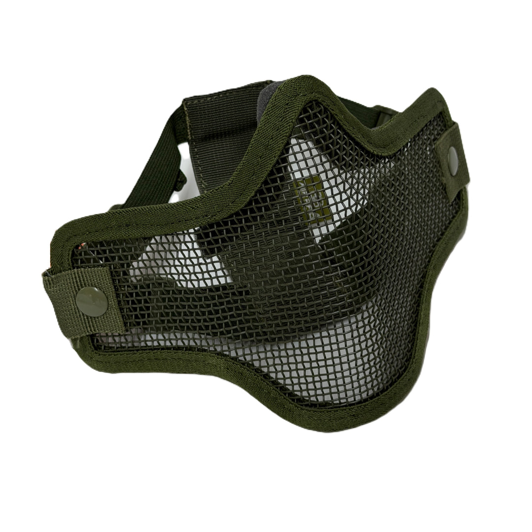 Air Raid Steel Mesh Half Face Mask