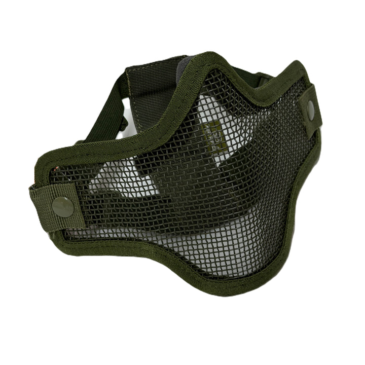 Air Raid Steel Mesh Half Face Mask
