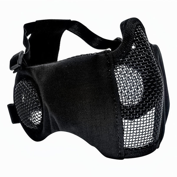 Air Raid Steel Mesh Half Face Mask with Ears