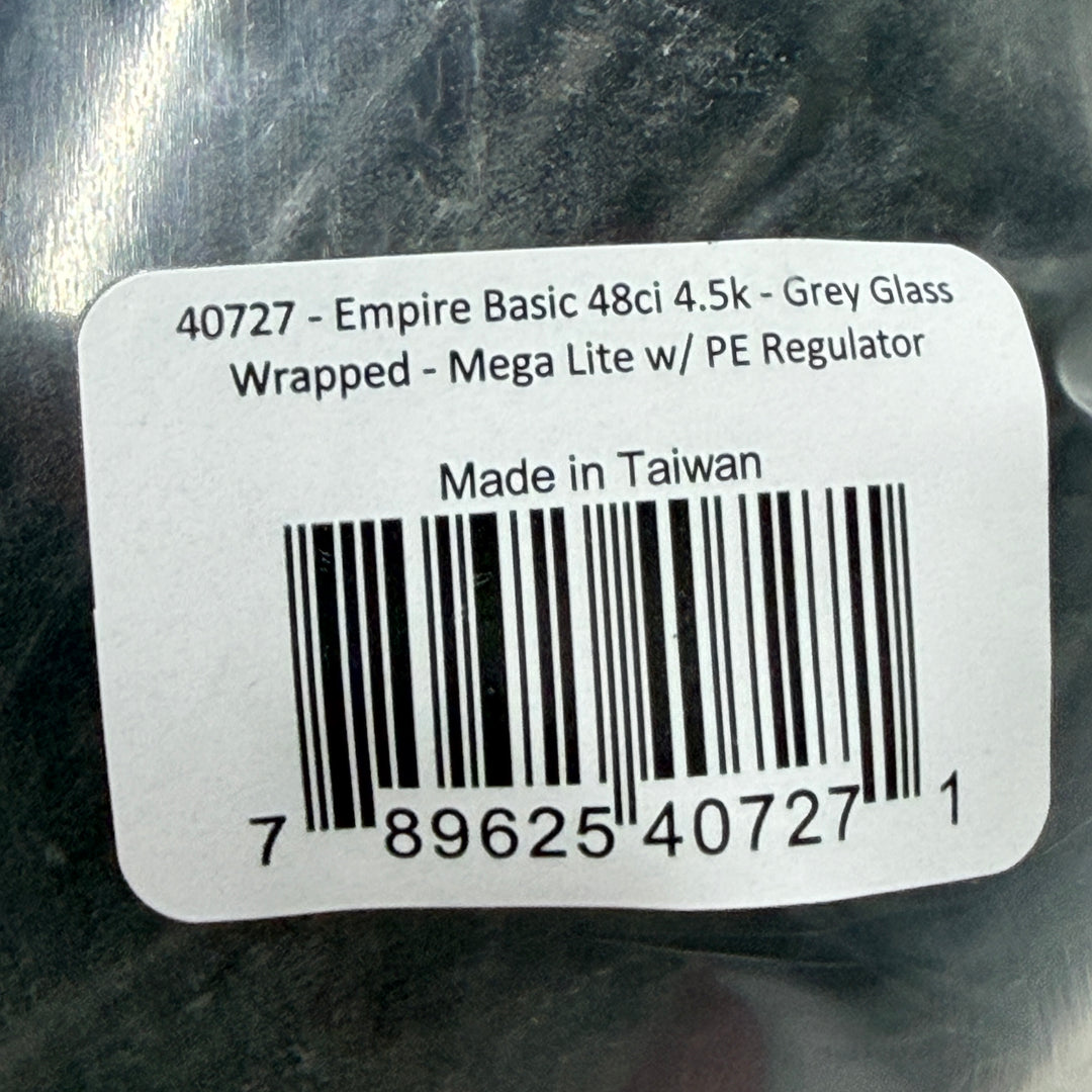 Empire Mega Light Basic - 4500psi - 48ci - Glass Wrapped HPA Tank