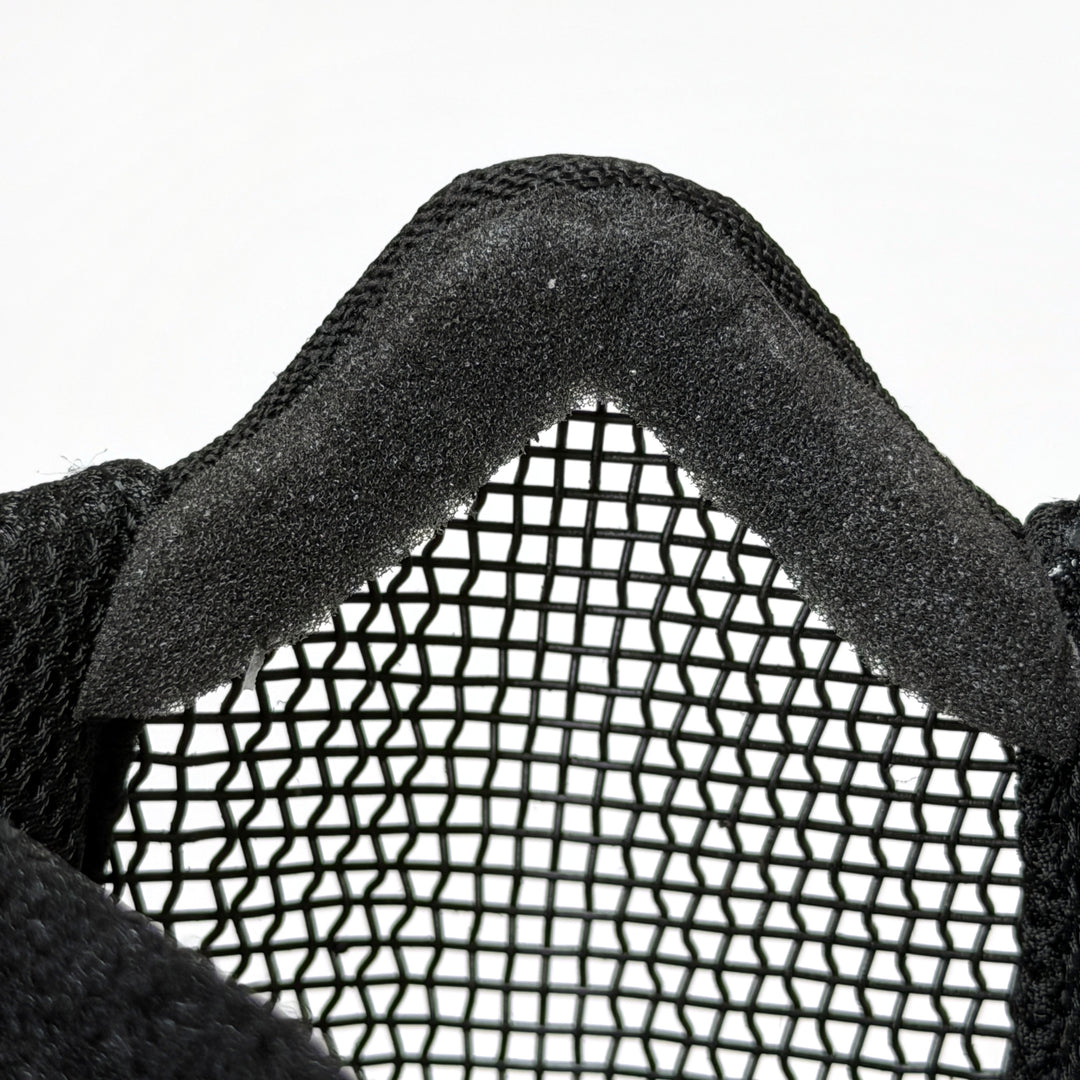 Air Raid Steel Mesh Half Face Mask with Soft Side Ears