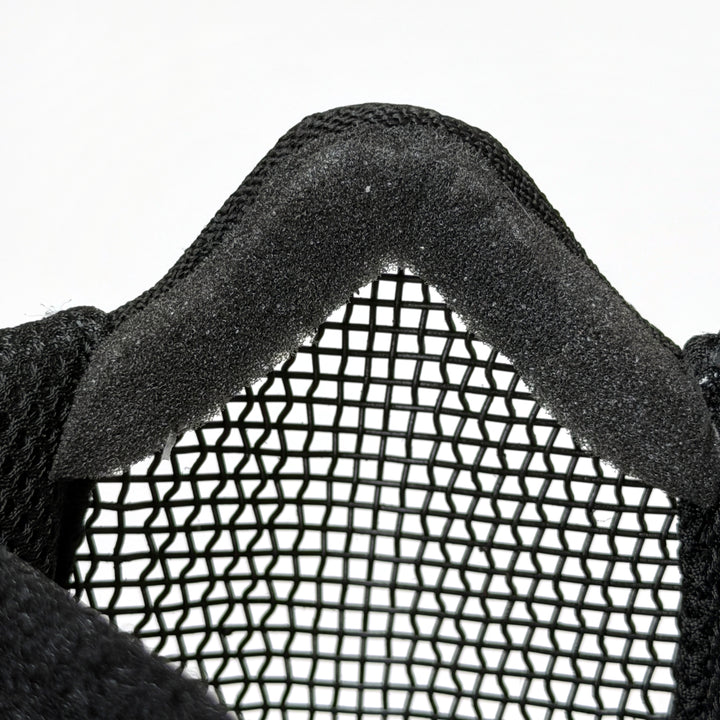 Air Raid Steel Mesh Half Face Mask with Soft Side Ears