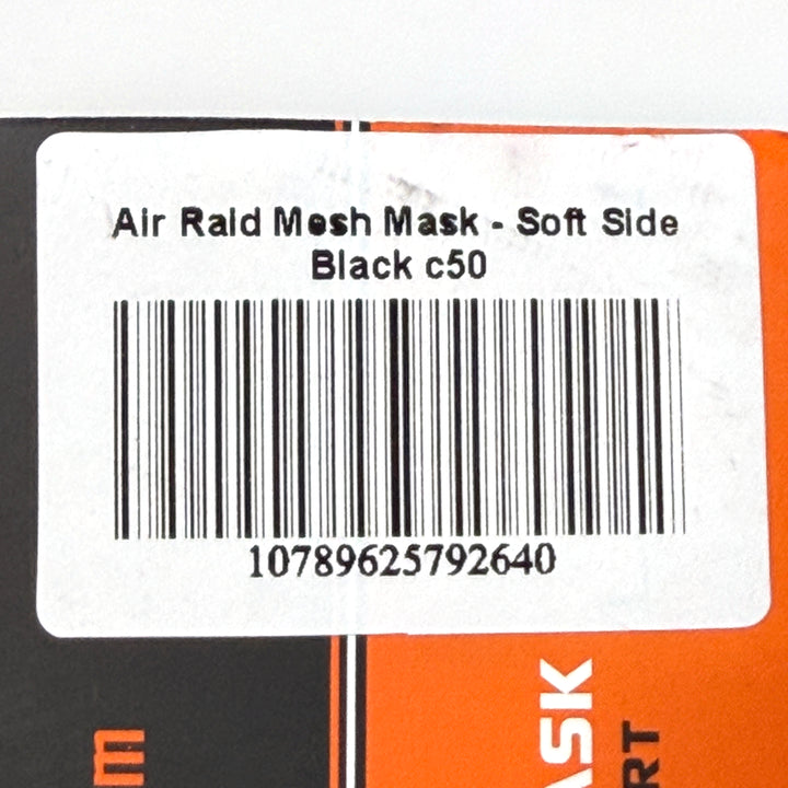Air Raid Steel Mesh Half Face Mask with Soft Side Ears