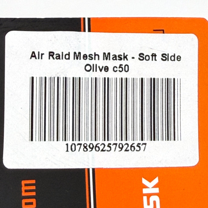 Air Raid Steel Mesh Half Face Mask with Soft Side Ears