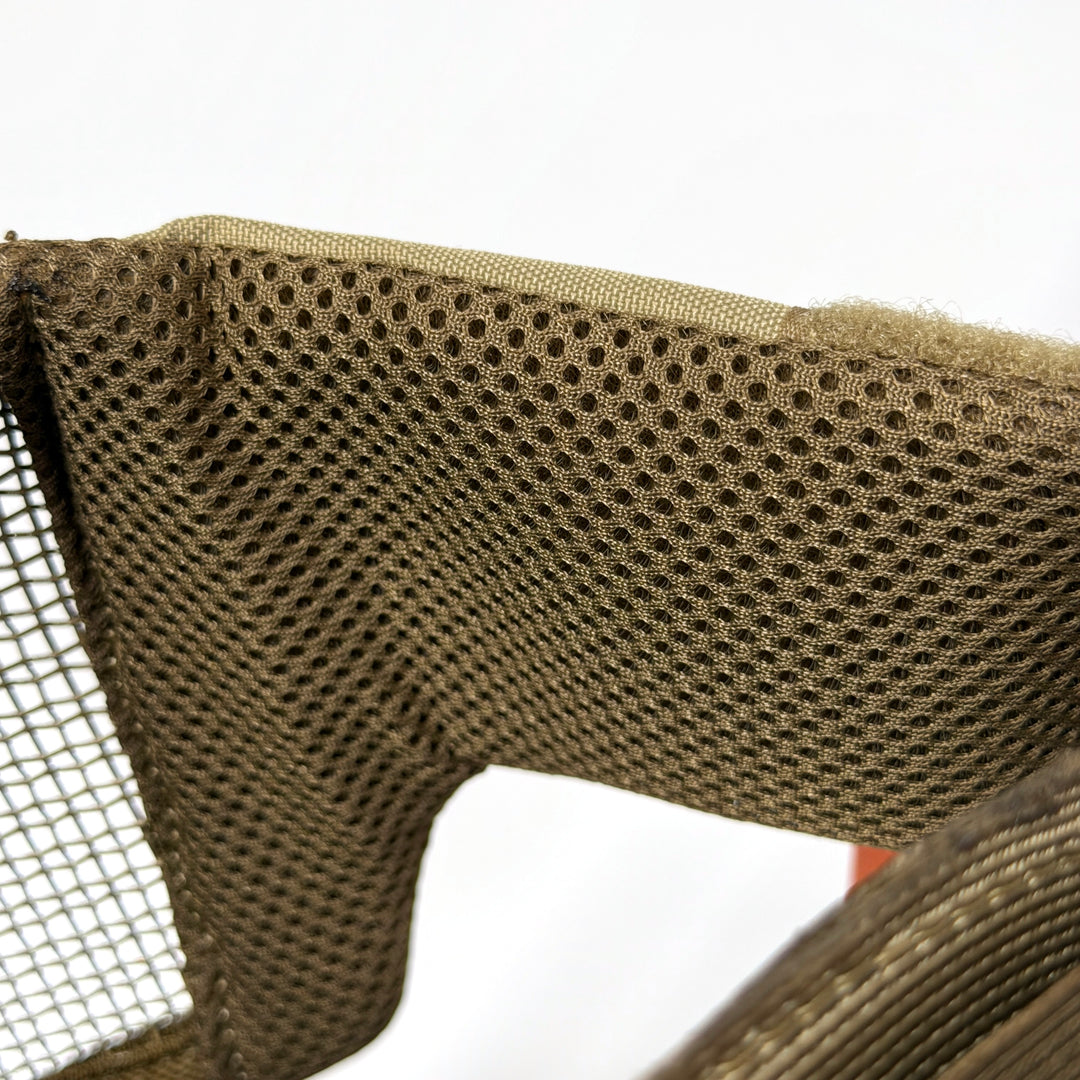 Air Raid Steel Mesh Half Face Mask with Soft Side Ears