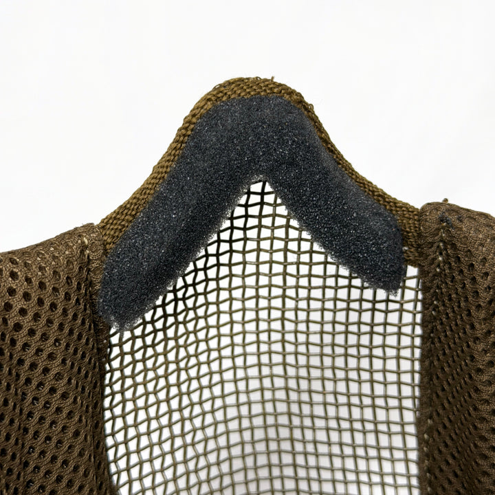 Air Raid Steel Mesh Half Face Mask with Soft Side Ears