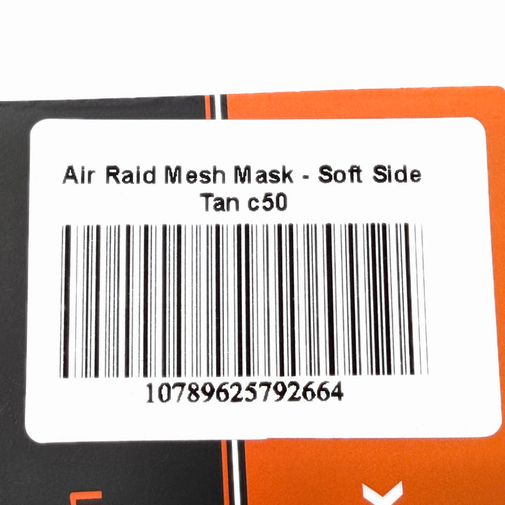 Air Raid Steel Mesh Half Face Mask with Soft Side Ears