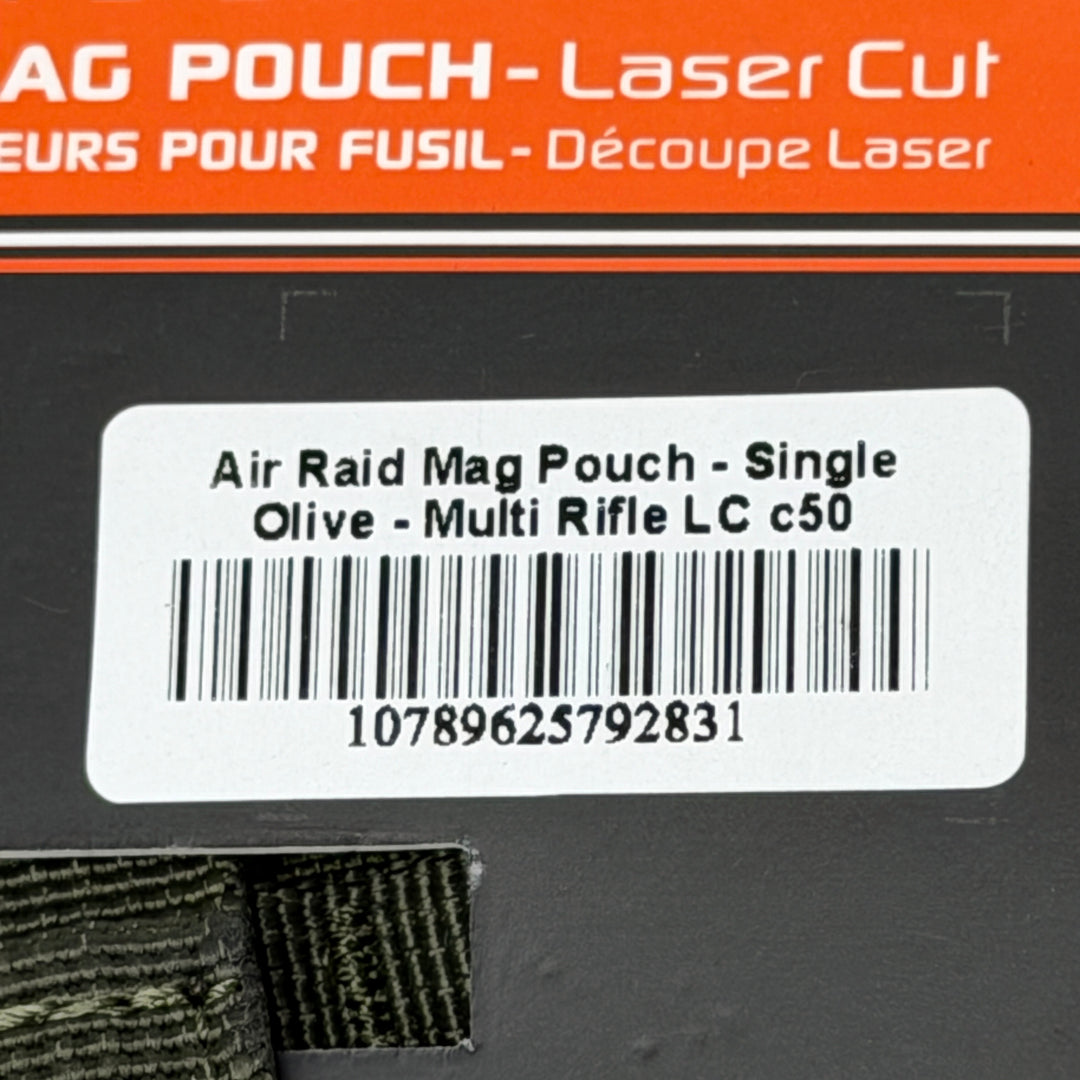 Air Raid Laser Cut Single Rifle Magazine MOLLE Pouch