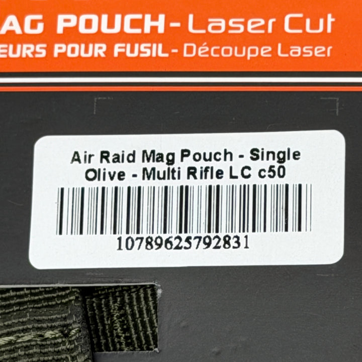 Air Raid Laser Cut Single Rifle Magazine MOLLE Pouch