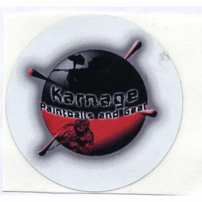 Karnage Round Sticker
