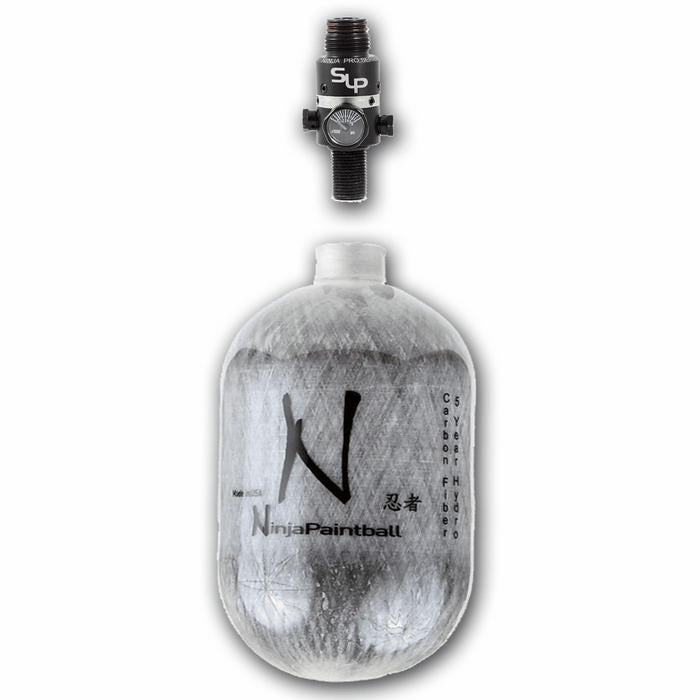 Ninja Grey Ghost Fiber Wrapped Aluminum 4500psi HPA Tank - DGO