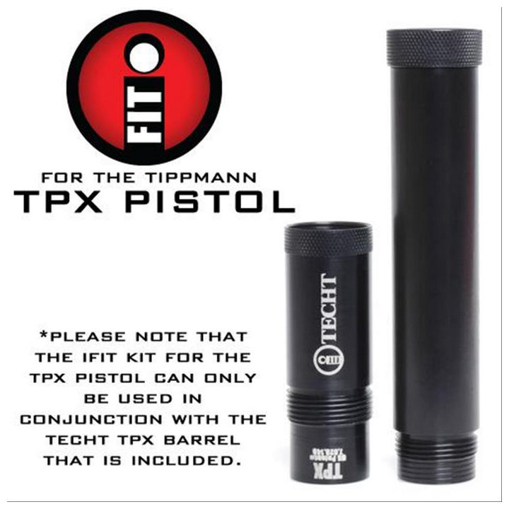 TechT Paintball Products iFit Adapter, Barrel, and Tip