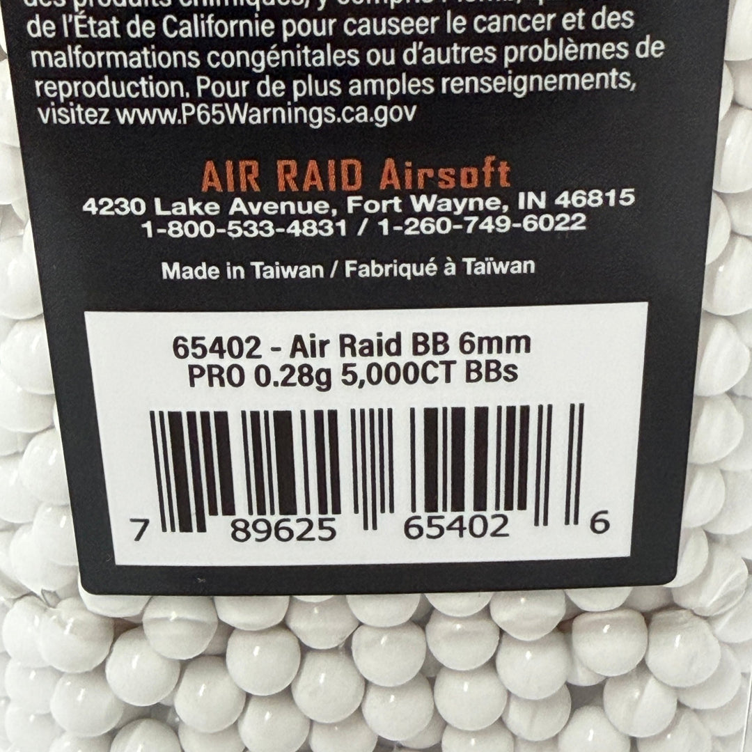 Air Raid 6mm Pro Airsoft BBs - TippmannParts