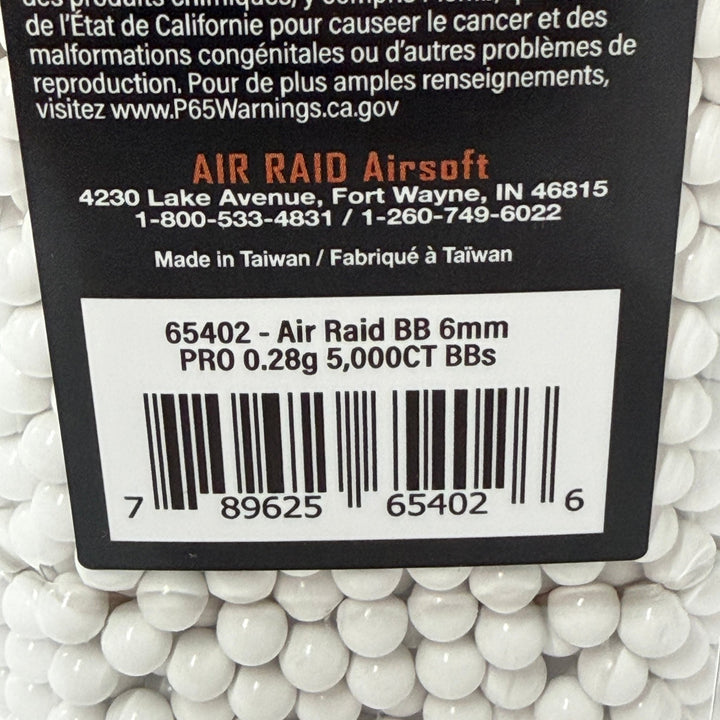Air Raid 6mm Pro Airsoft BBs - TippmannParts
