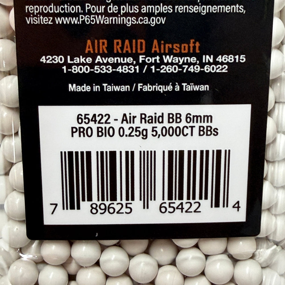 Air Raid 6mm Pro Bio Airsoft BBs - TippmannParts