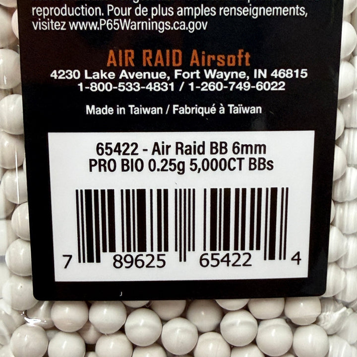 Air Raid 6mm Pro Bio Airsoft BBs - TippmannParts