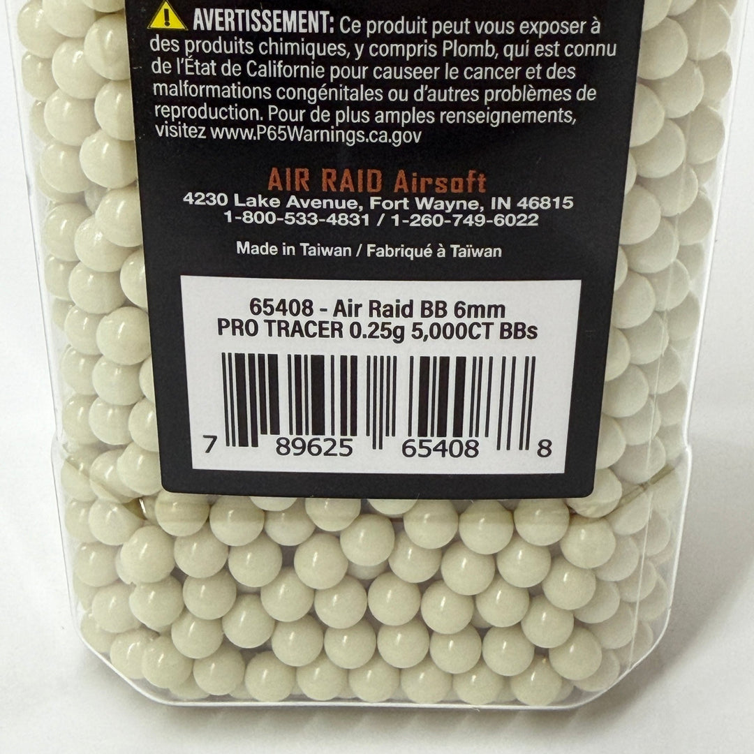 Air Raid 6mm Pro Glow In The Dark Tracer Airsoft BBs - TippmannParts