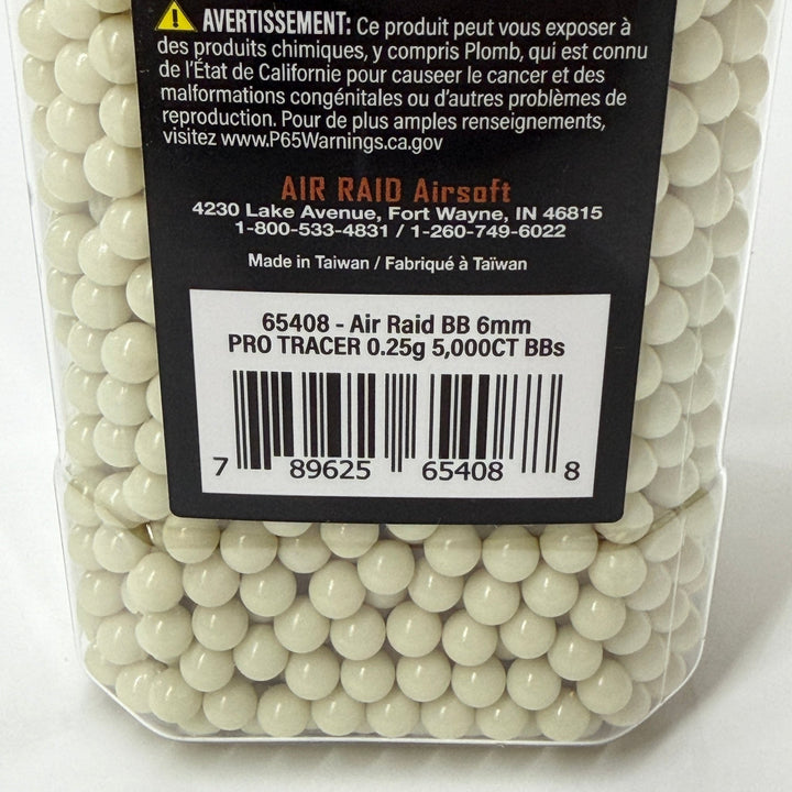 Air Raid 6mm Pro Glow In The Dark Tracer Airsoft BBs - TippmannParts