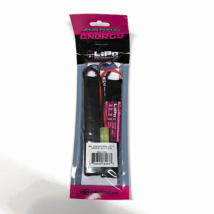 Air Raid Airsoft LiPo Battery 11.1V - TippmannParts