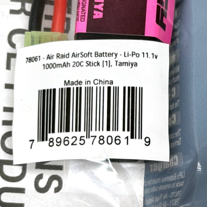 Air Raid Airsoft LiPo Battery 11.1V - TippmannParts