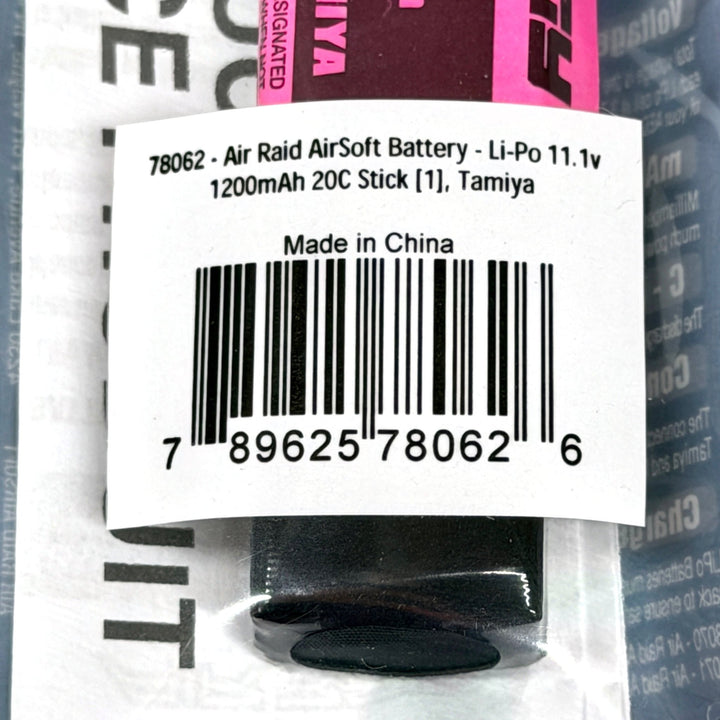 Air Raid Airsoft LiPo Battery 11.1V - TippmannParts