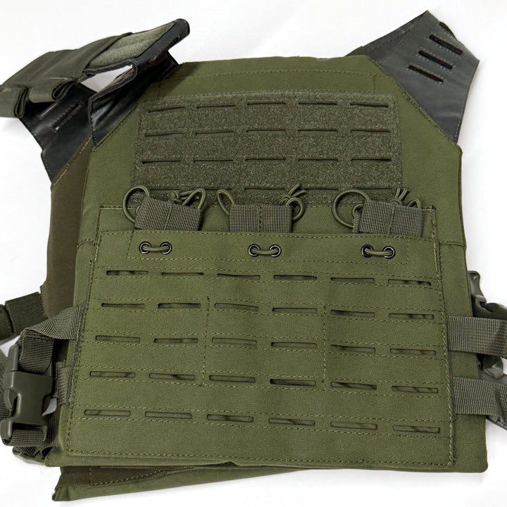 Air Raid Laser Cut MOLLE Plate Carrier with Triple Magazine Pouch - TippmannParts