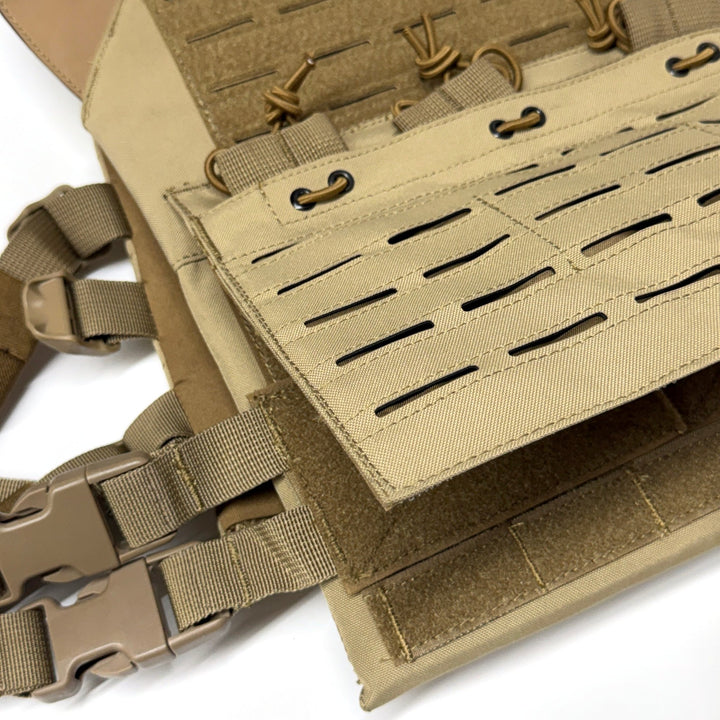 Air Raid Laser Cut MOLLE Plate Carrier with Triple Magazine Pouch - TippmannParts