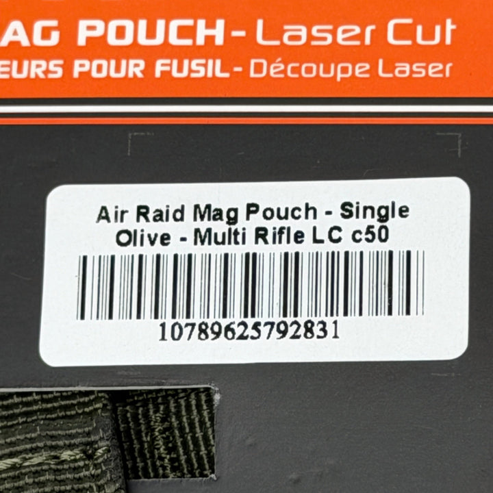 Air Raid Laser Cut Single Rifle Magazine MOLLE Pouch - TippmannParts