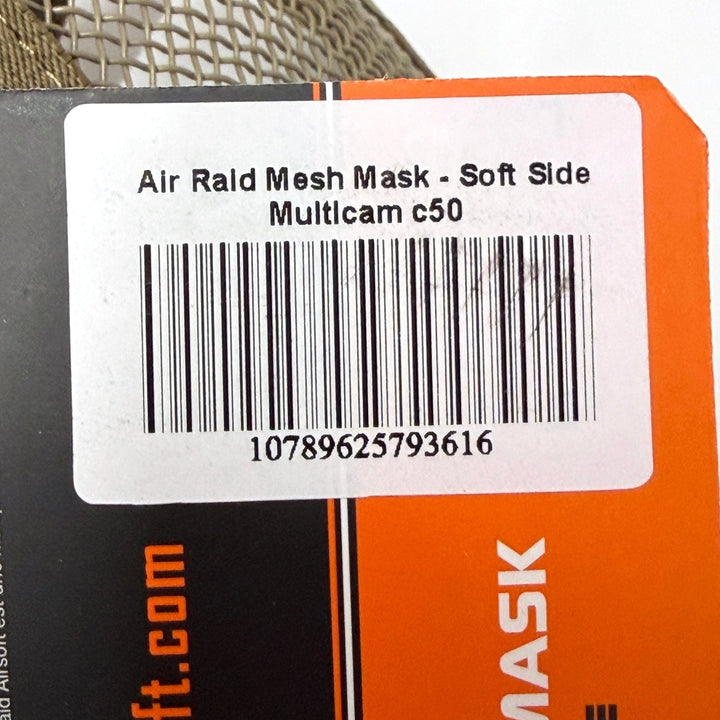 Air Raid Steel Mesh Half Face Mask with Soft Side Ears - TippmannParts