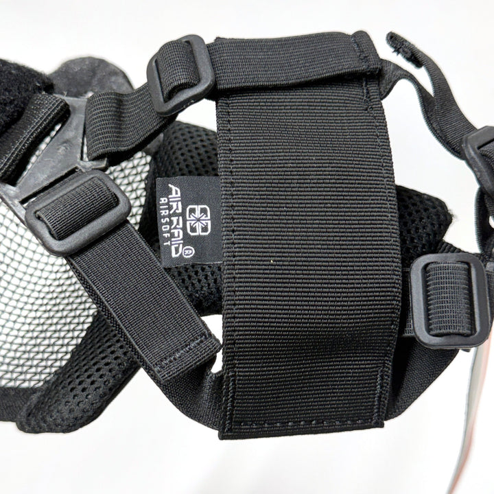 Air Raid Steel Mesh Half Face Mask with Soft Side Ears - TippmannParts