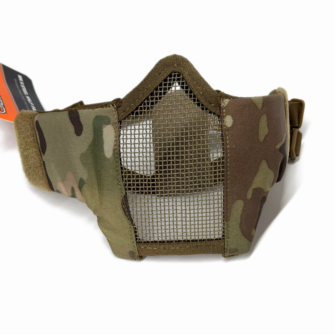 Air Raid Steel Mesh Half Face Mask with Soft Side Ears - TippmannParts