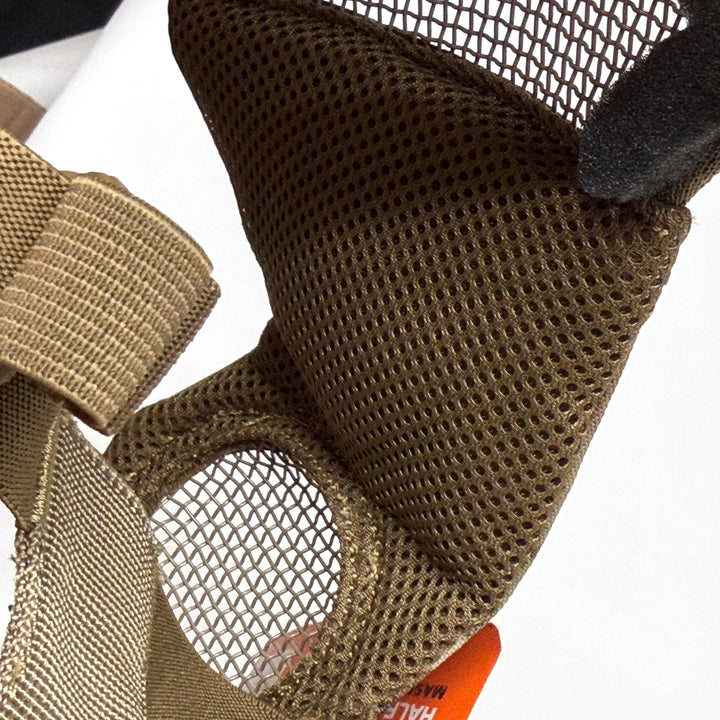 Air Raid Steel Mesh Half Face Mask with Steel Mesh Ears - TippmannParts