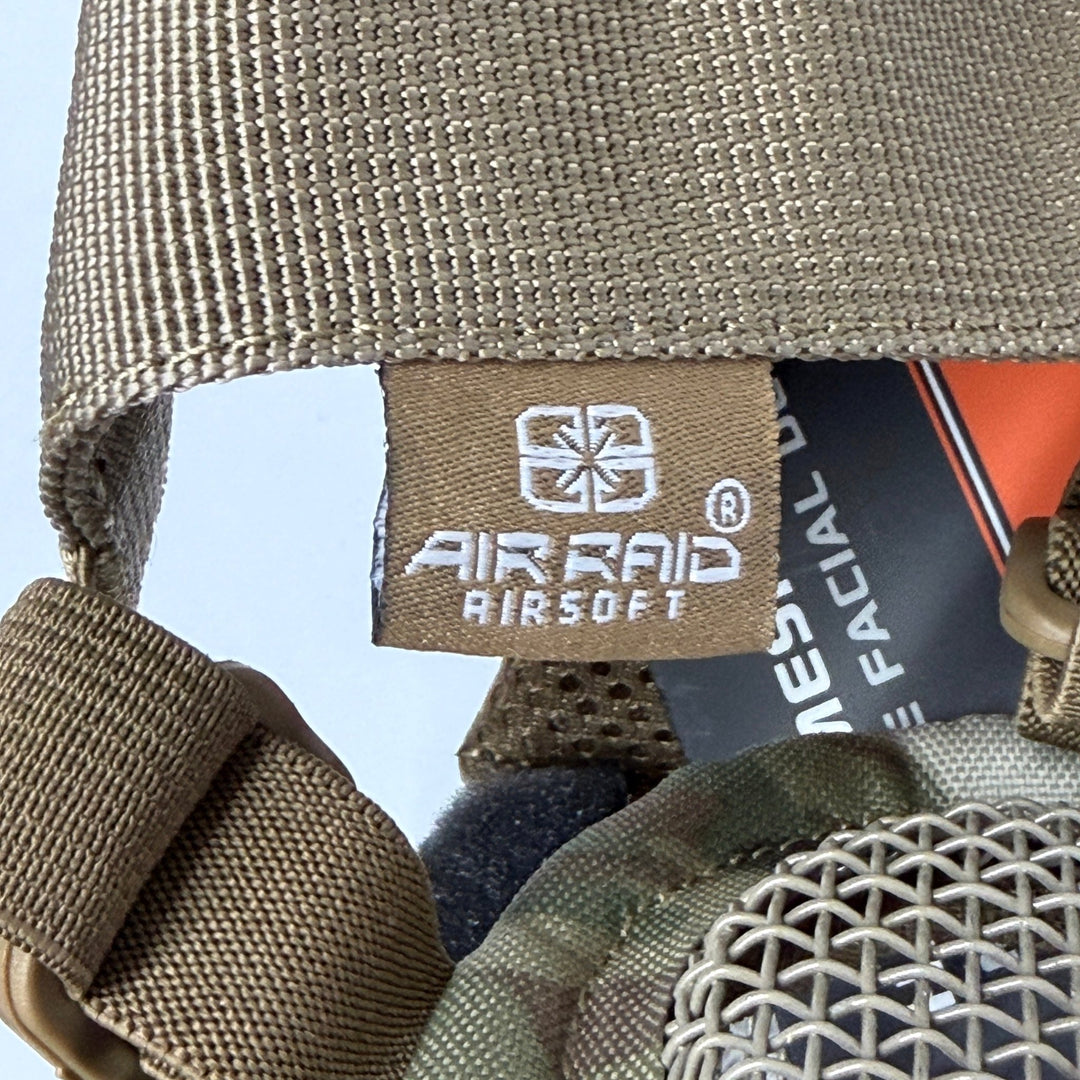 Air Raid Steel Mesh Half Face Mask with Steel Mesh Ears - TippmannParts