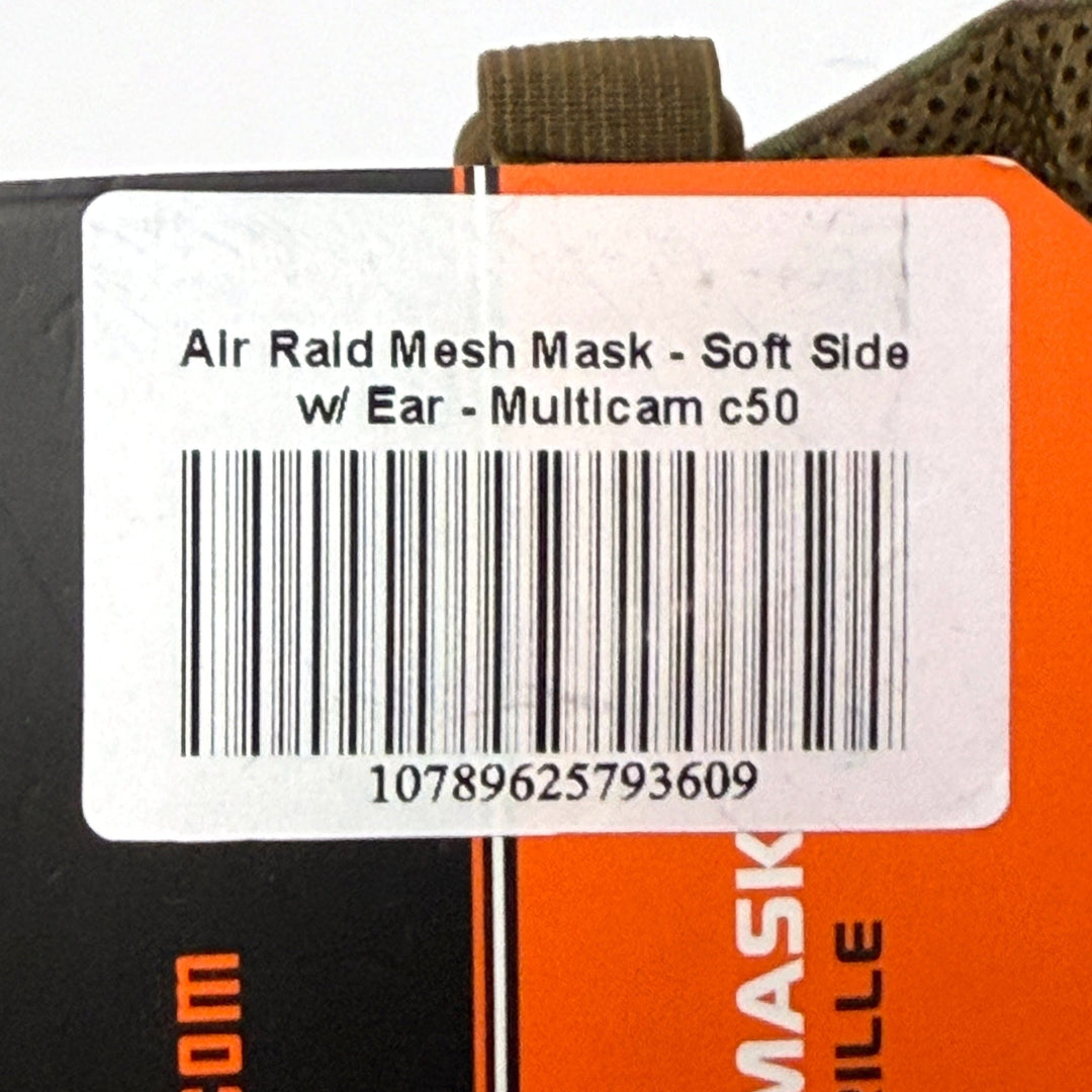Air Raid Steel Mesh Half Face Mask with Steel Mesh Ears - TippmannParts