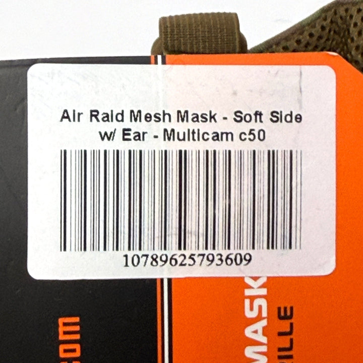 Air Raid Steel Mesh Half Face Mask with Steel Mesh Ears - TippmannParts
