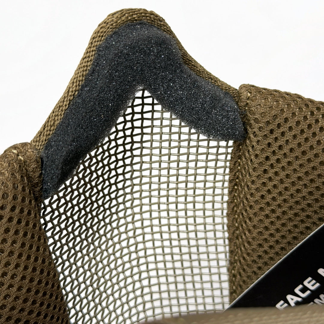 Air Raid Steel Mesh Half Face Mask with Steel Mesh Ears - TippmannParts