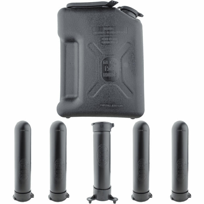 Allen Paintball Products (APP) Jerry Can Paintball Canister with 5 Pods and a Pod Stand - TippmannParts