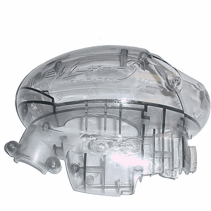 Body Half with Battery Door Lock - Left Side - Smoke - ViewLoader Part 135539-000 - TippmannParts