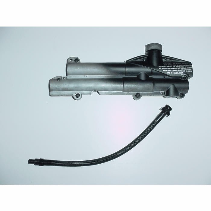 Braided Hose Assembly - Right Hand Threads - 9.625 Inches - Black - Stryker Part 165602-000 - TippmannParts