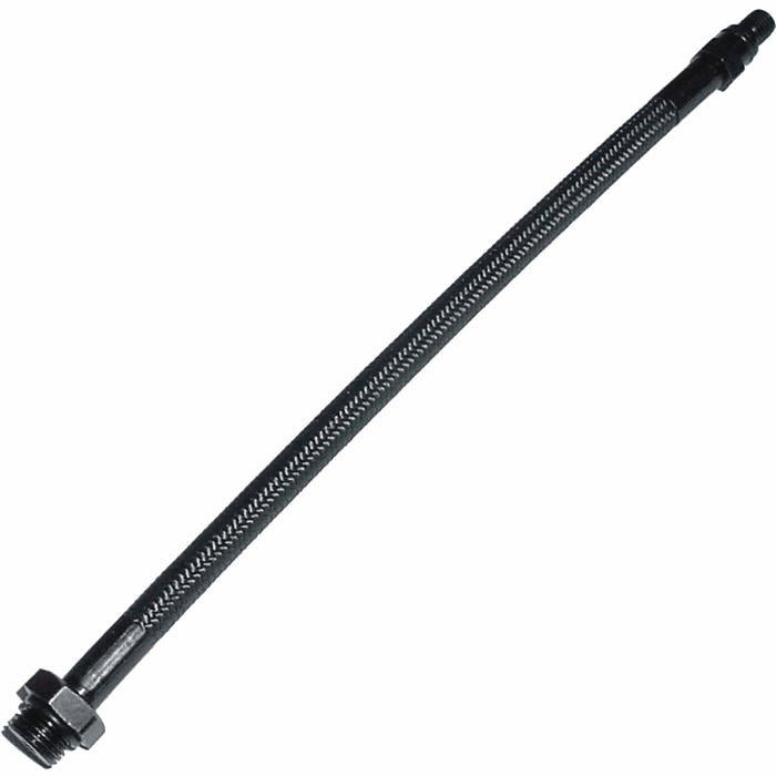Braided Hose - Right Hand Threads - 9.625 Inches - Silver - Brass Eagle Part 164473-000 - TippmannParts