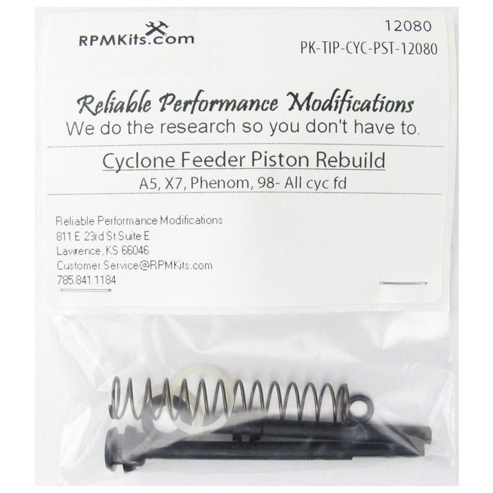Cyclone Feeder Piston Rebuild - RPM Part #PK - TIP - CYC - PST - 12080 - TippmannParts