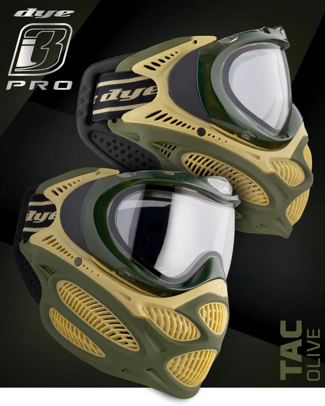 DYE I3 Pro Paintball Goggle with Thermal Lens - TippmannParts