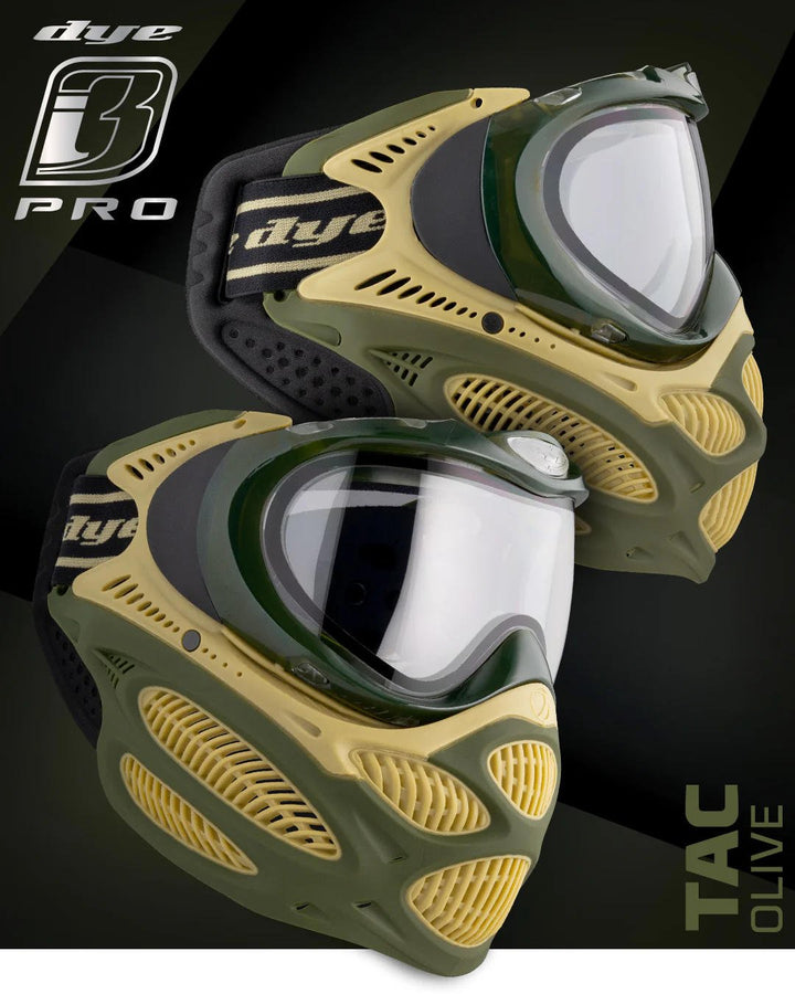 DYE I3 Pro Paintball Goggle with Thermal Lens - TippmannParts