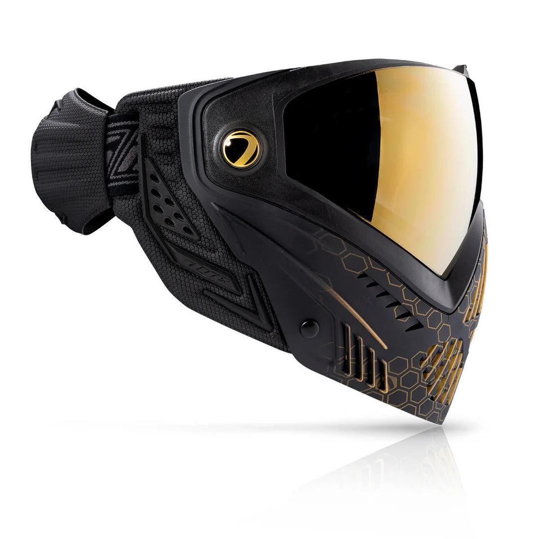 DYE I5 Paintball Goggle - HyperCam Gold and Black - TippmannParts