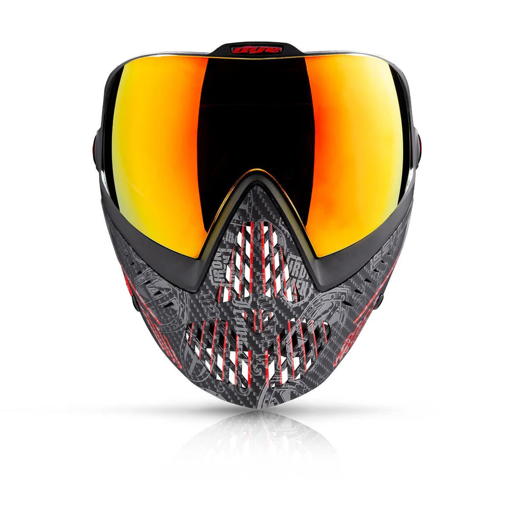 DYE I5 Paintball Goggle - IM Shields Red and Black - TippmannParts