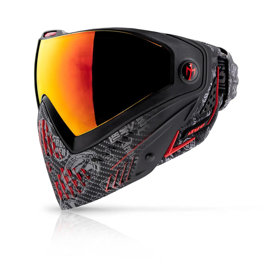 DYE I5 Paintball Goggle - IM Shields Red and Black - TippmannParts