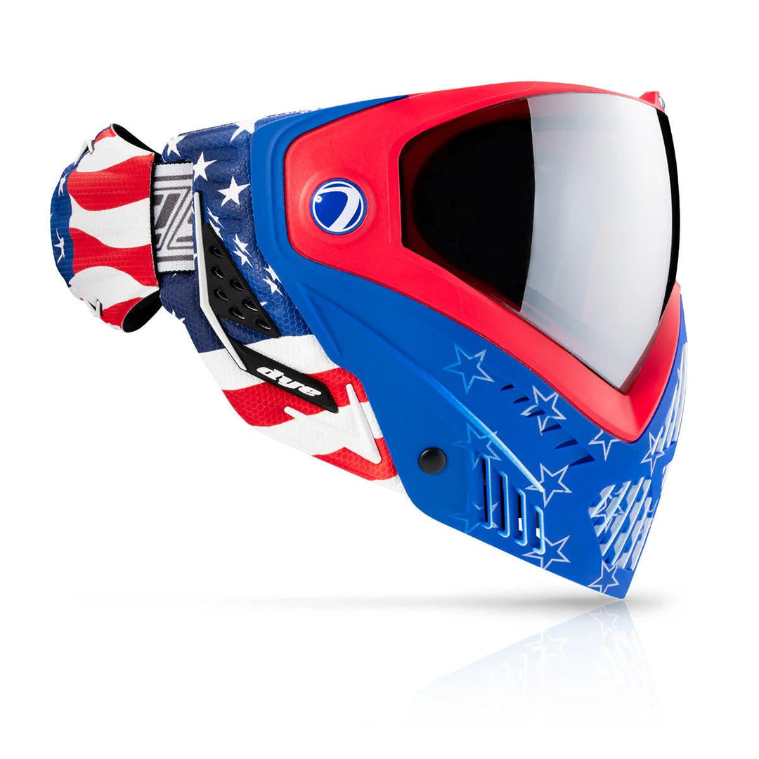 DYE I5 Paintball Goggle - Merica Red White and Blue - TippmannParts