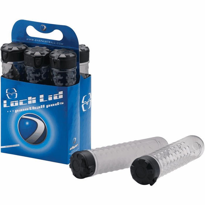 DYE Lock Lid Pod - Smoke - 6 Pack - TippmannParts
