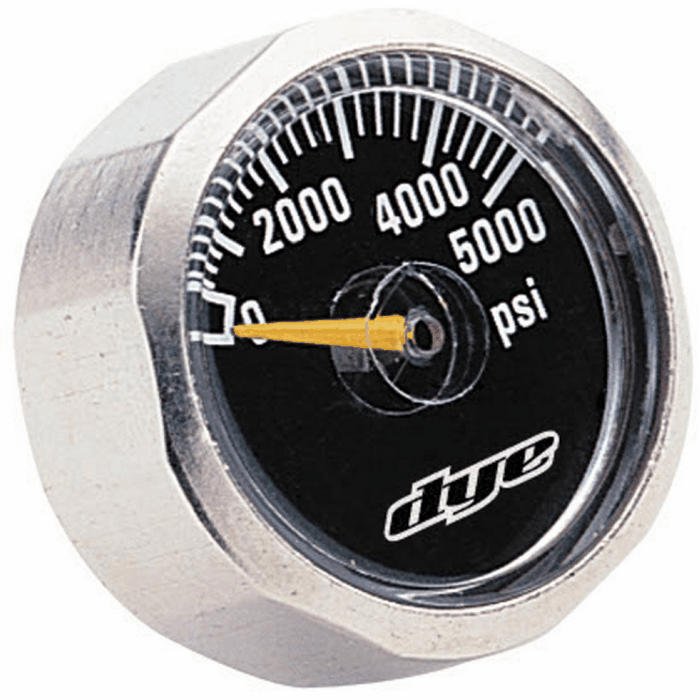 DYE Micro Gauge - 1/8th Inch NPT Post Mount - TippmannParts