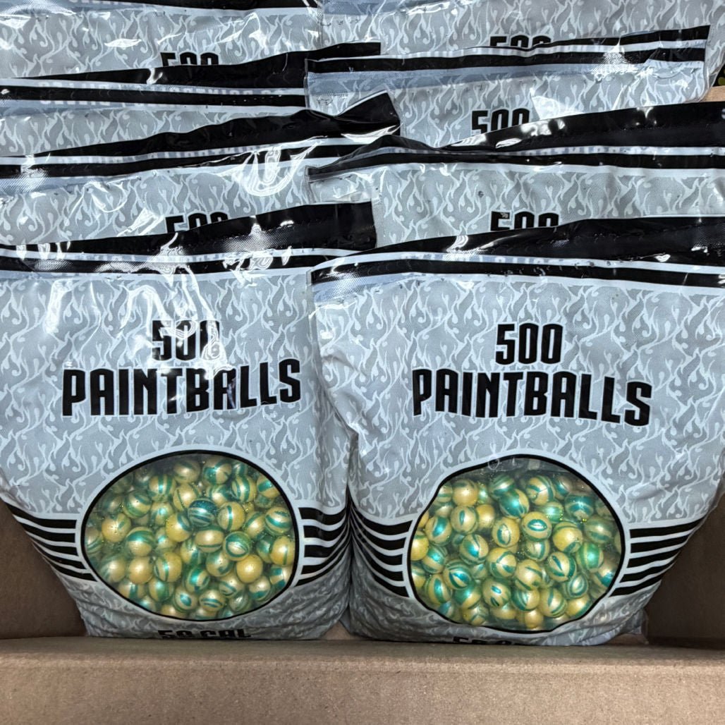 Empire Marballizer 50Cal Paintballs - 4000ct Case (Blue Swirl) - TippmannParts